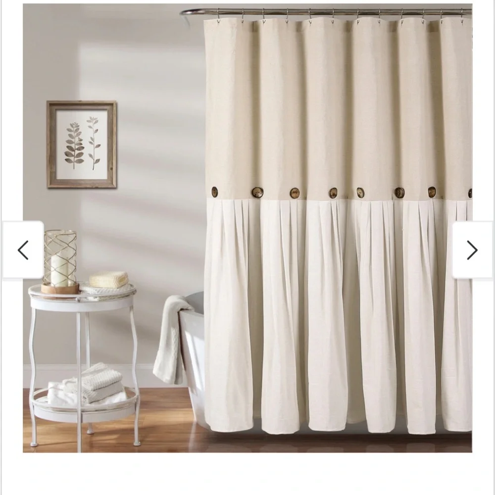LUSH DECOR SHOWER CURTAIN 72” X 72”